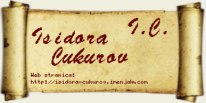 Isidora Čukurov vizit kartica